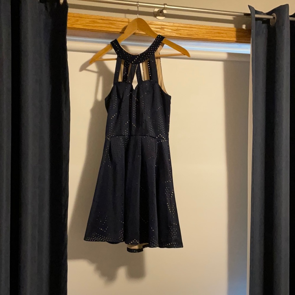 Super cute navy blue dress